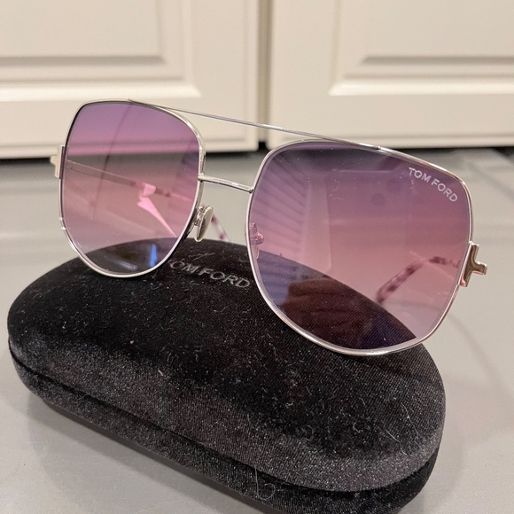 Tom Ford Lennox 62mm Oversize Aviator Sunglasses main image 4